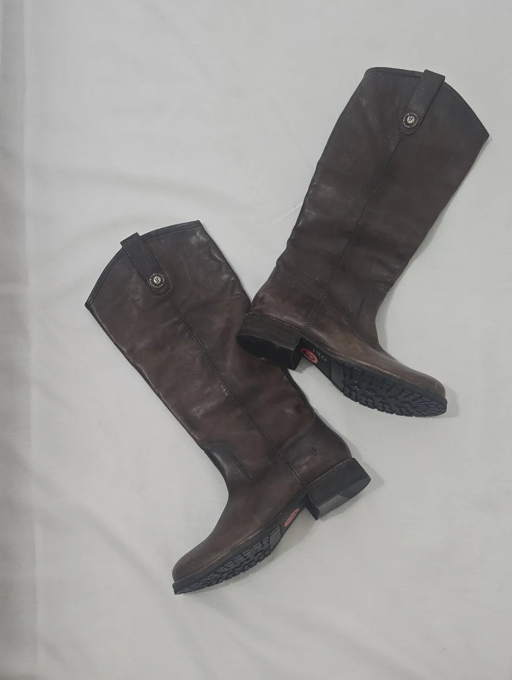 Frye Women's Dark Brown Over-the-Knee Leather Boots 6B